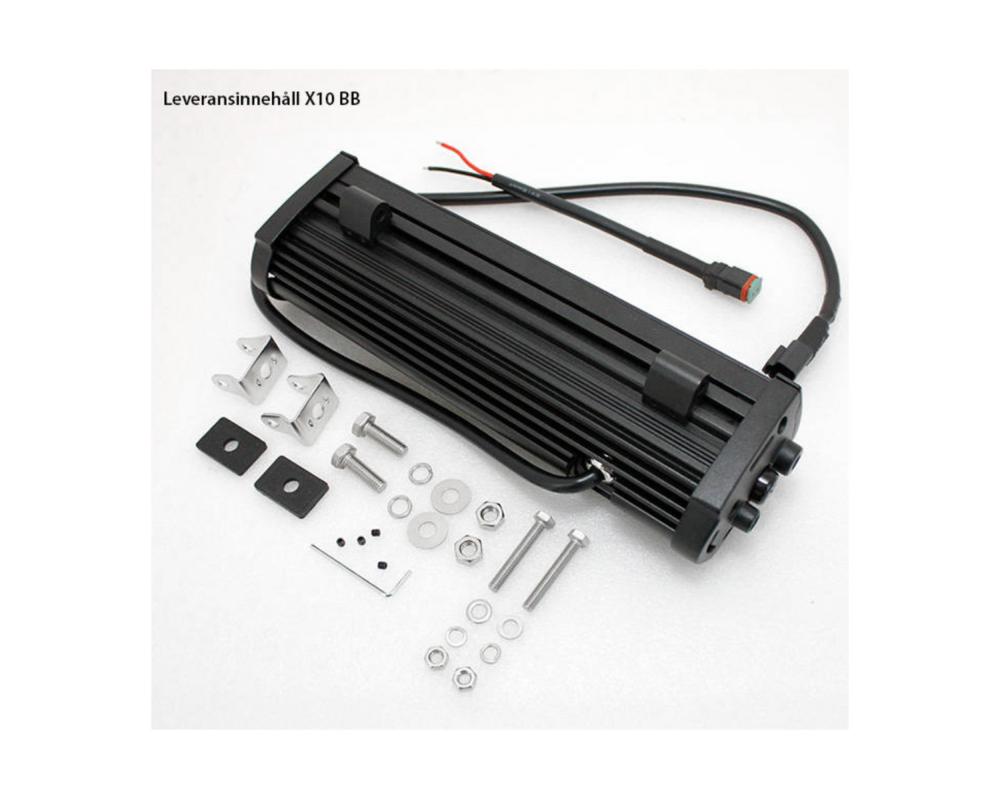 2 st Luxtar Lightning X10 Ljusramp 310mm 2x100W CREE (E-godkända) - 2