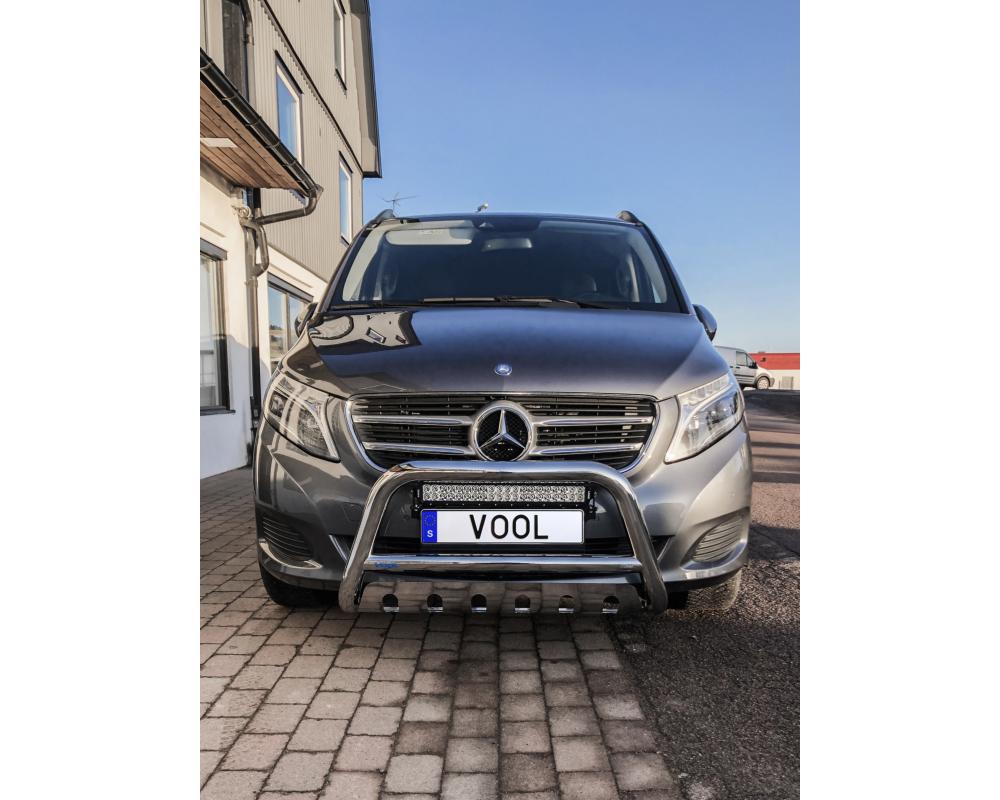 EU Frontbåge med hasplåt - Mercedes V-klass 2015-2019 - 2