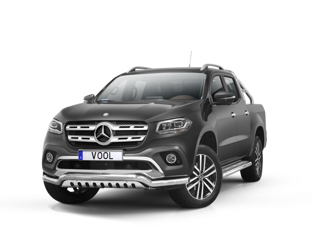 LOWBAR EU frontbåge med hasplåt - Mercedes X 2018-