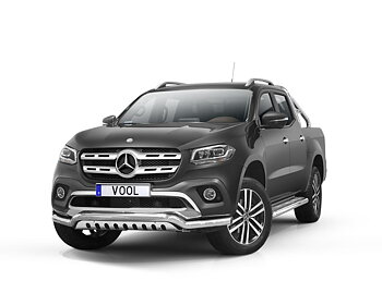 LOWBAR EU frontbåge med hasplåt - Mercedes X 2018-
