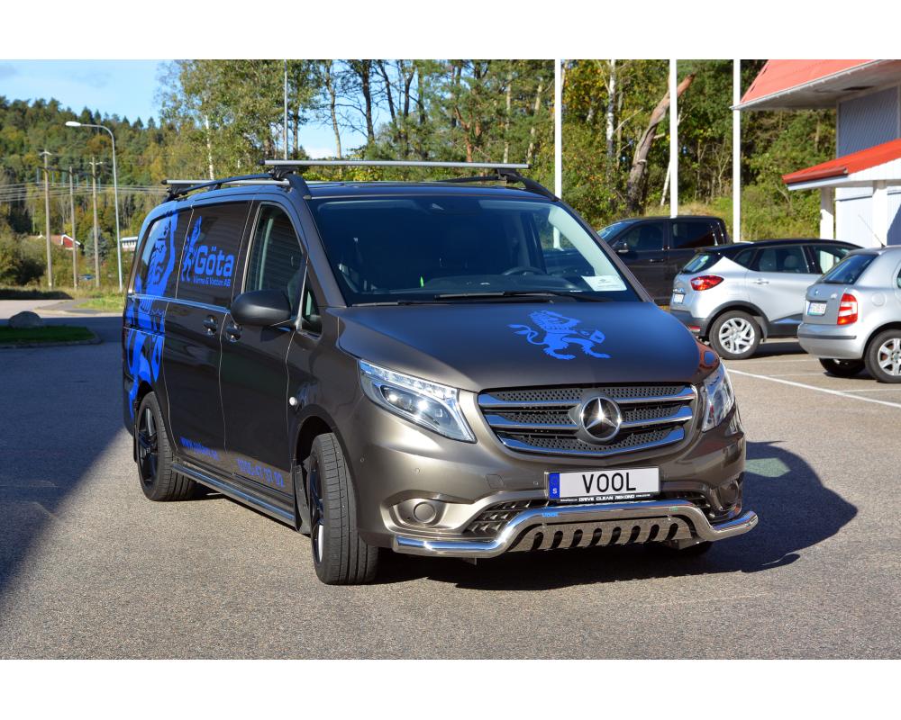 LOWBAR EU frontbåge med hasplåt - Mercedes Vito 2015-