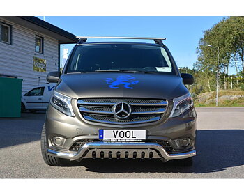 LOWBAR EU frontbåge med hasplåt - V-klass 2015-