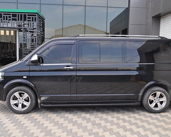 SIDESTEPS BLACK ANTI-SLIP - VW Transporter T5 2003-2015