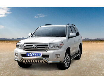 LOWBAR EU frontbåge med hasplåt - Toyota Land Cruiser 200 / V8 / 2012-