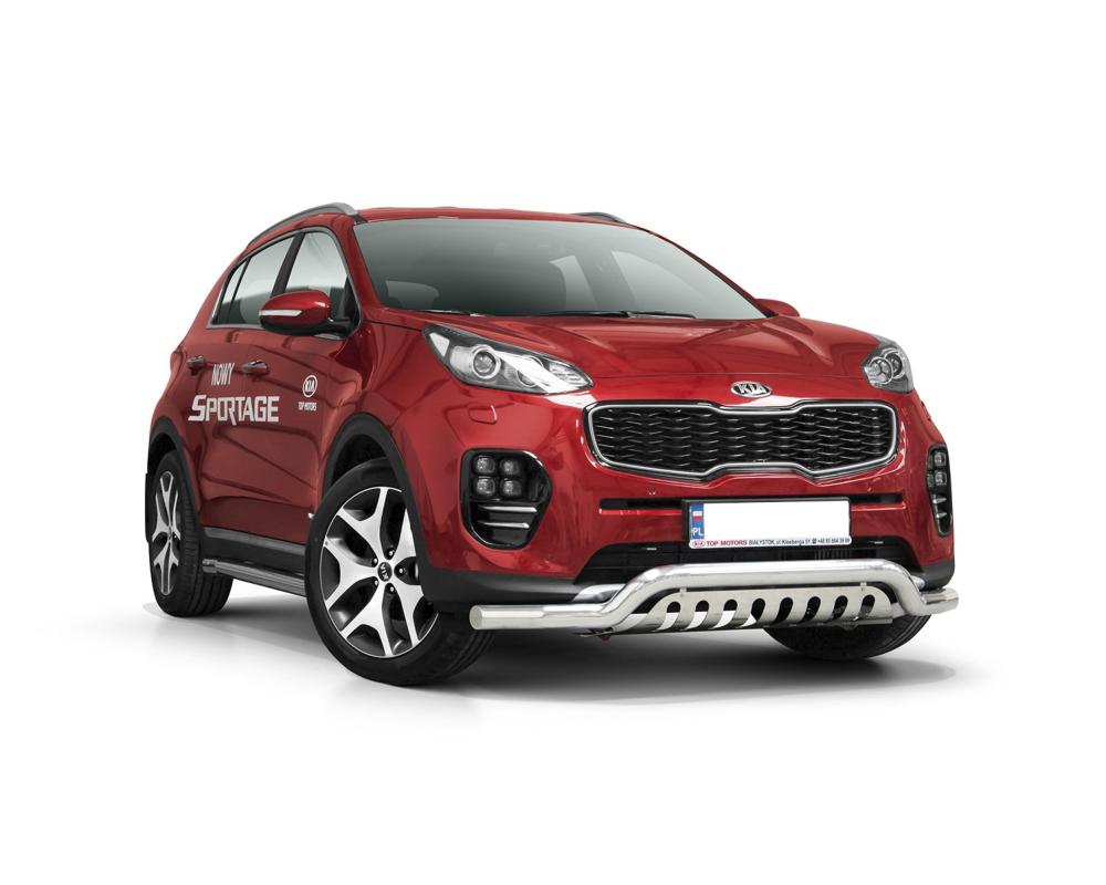 LOWBAR EU frontbåge med hasplåt - Kia Sportage 2016-2018