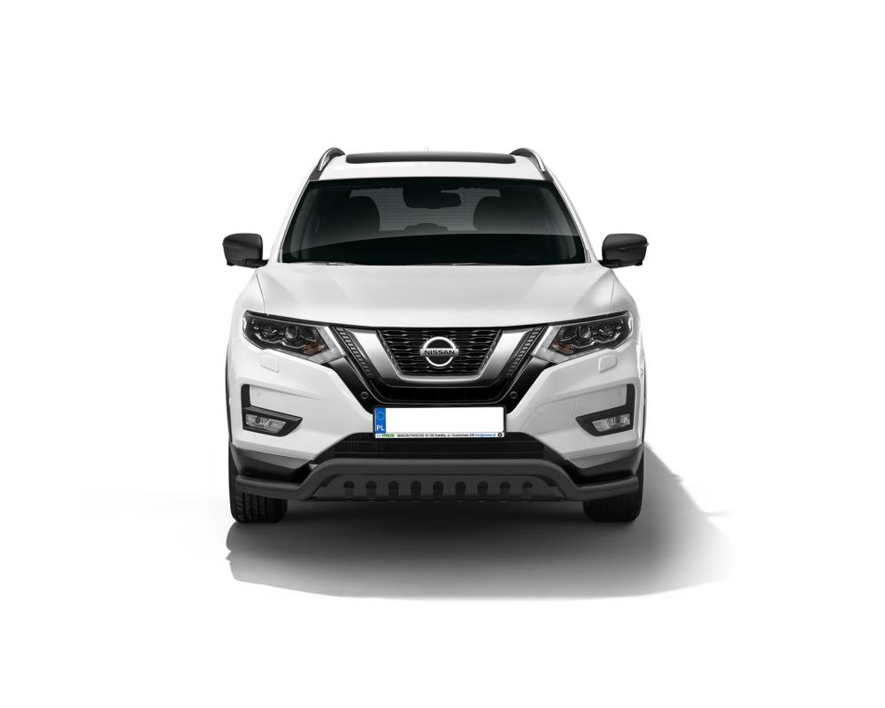 LOWBAR EU frontbåge med hasplåt [Svart] - Nissan X-Trail 201