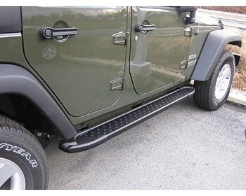 SIDESTEPS BLACK ANTI-SLIP - Jeep Wrangler 2007-