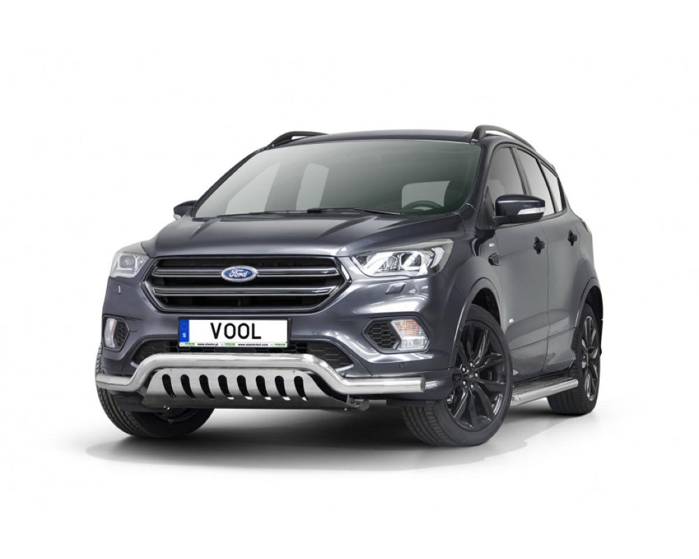 LOWBAR EU frontbåge med hasplåt - Ford Kuga 2017-