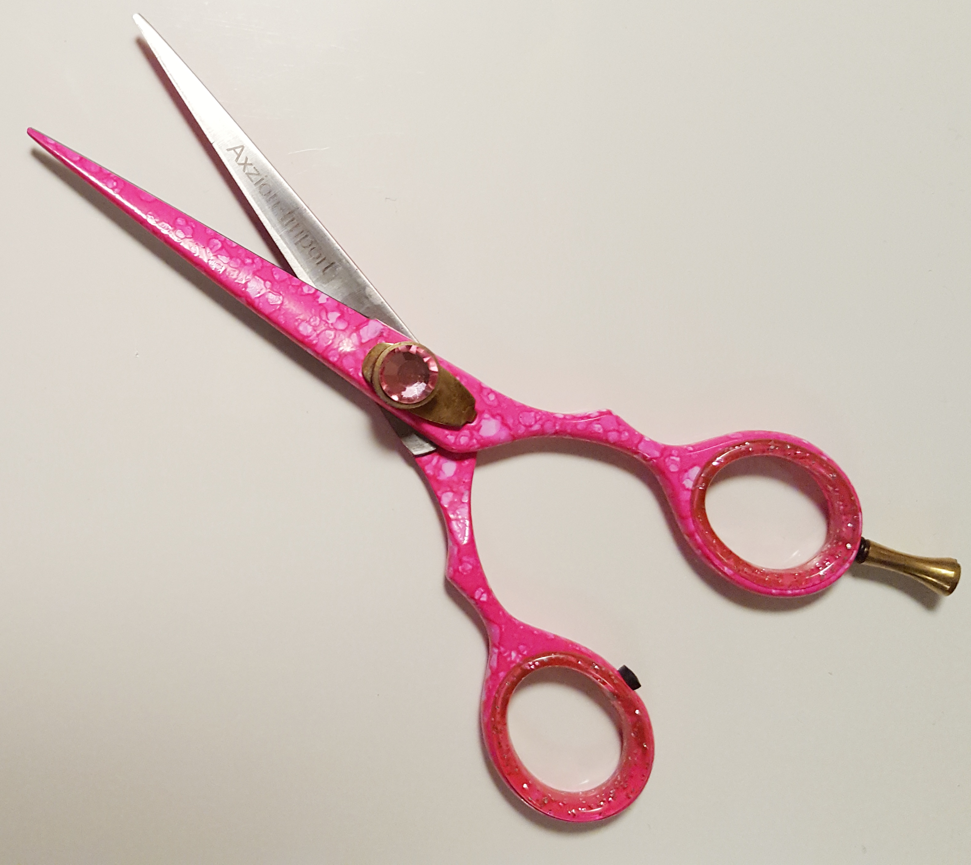 Professionellt Frisörset, Rosa 2 delar i väska. - 3