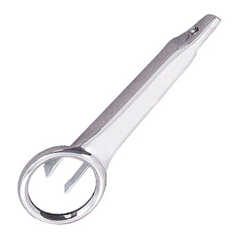 Pincett med förstoringsglas, rak spets