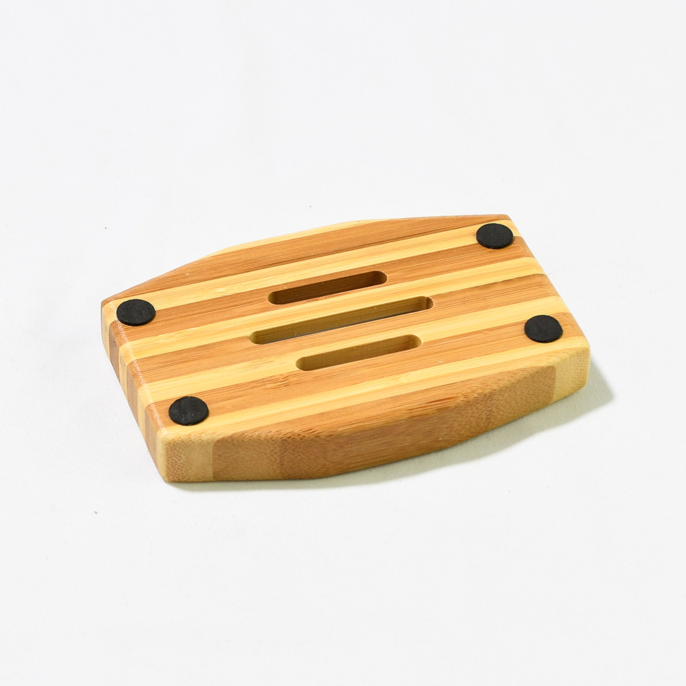 Tvålkopp i bambu 123x83x15 mm - 2