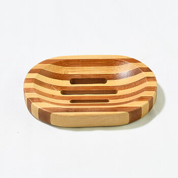 Tvålkopp i bambu 123x83x15 mm