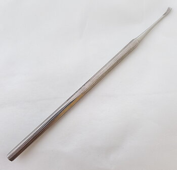 Tandstensskrapa - rak i rostfritt stål, 13 cm Tysk kvalité