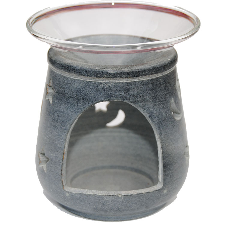 Aromalampa, motiv Stjärnor & Månar, 9 cm - 2