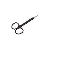 Nagel- och nagelbandssax, rak, svart handtag, 9,5 cm