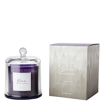 SENSE Doftljus med kupa, Green tea & hyacinth