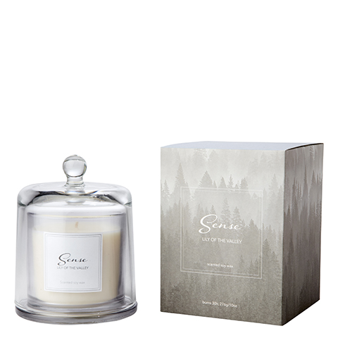 SENSE Doftljus med kupa, Lily of the valley
