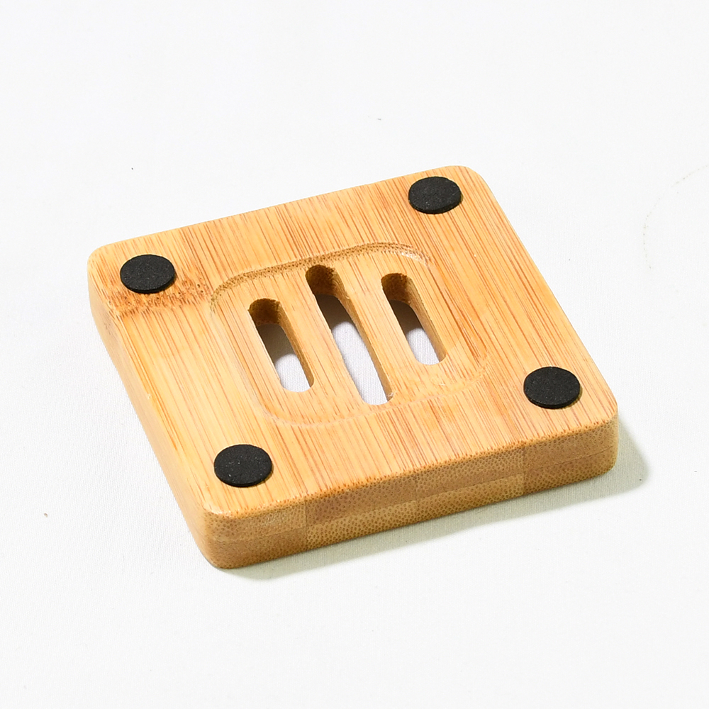 Tvålkopp i bambu 83x83x13 mm - 2