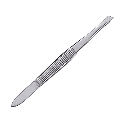 Ögonbryns- plockare, klassisk vinklad, stål 8,8 cm