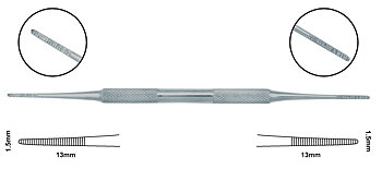 Nageltrångsfil, 14,5 cm tysk kvalitet