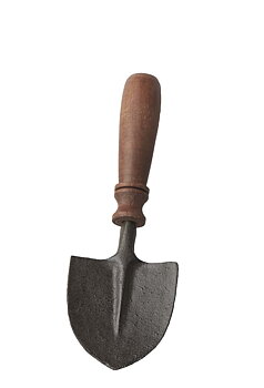 Spade med trähandtag med  gjutet blad -  Affari