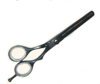 Professionell effilersax, svart titanyta 14.8 cm