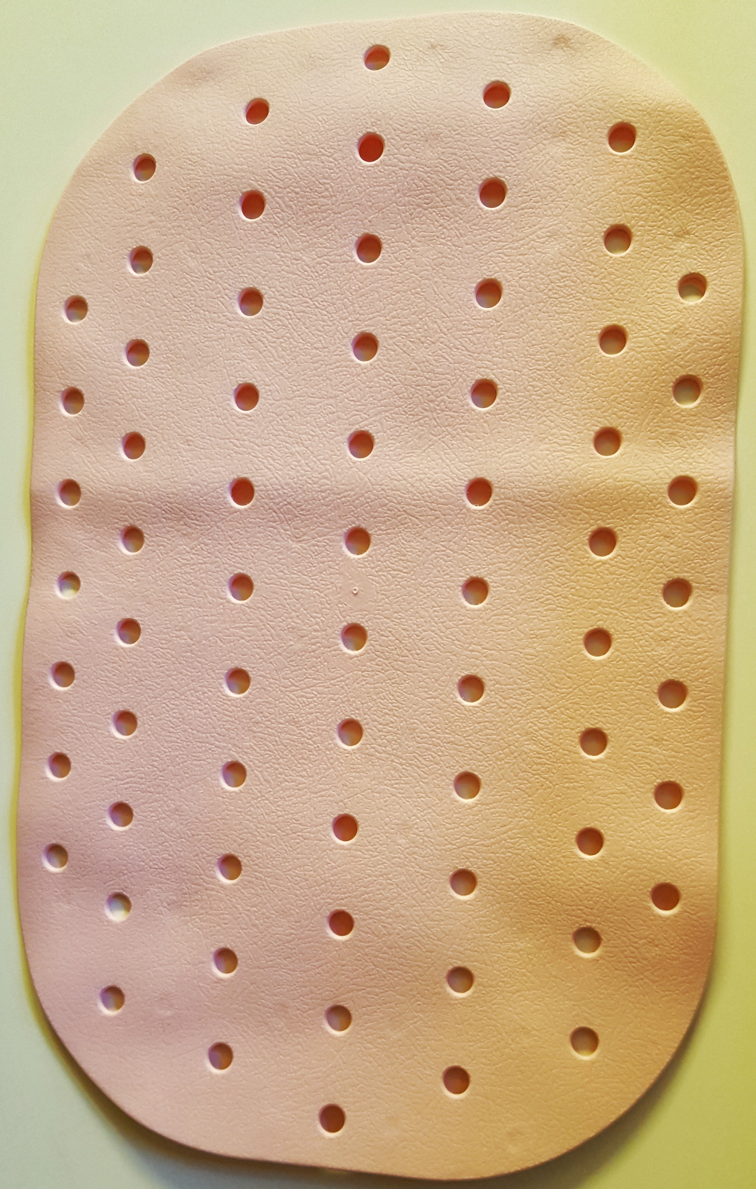 Halkskyddsmatta svart, för badrumsgolv 54x35 cm - 2