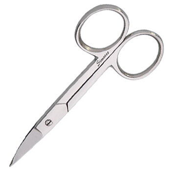 Nagelsax,  rostfritt stål, böjd, 9 cm