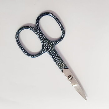 Nagelsax, böjd, mönstrat handtag, 9,5 cm