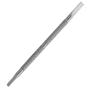 Nagelbandspusher rak, platta ändar, 12,5 cm