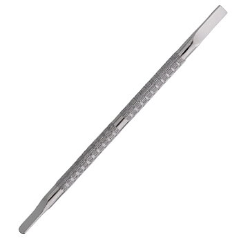 Nagelbandspusher rak, platta ändar, 12,5 cm