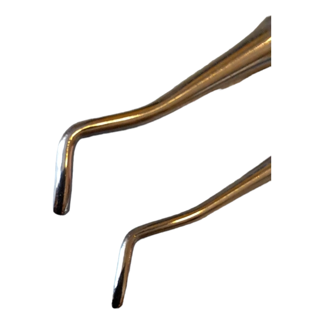 Instrument för nageltrång, nagelband och tånaglar, dubbelsidig kyrett 12,5cm - 2
