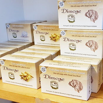 Aleppotvål Dimoze-många olika dofter