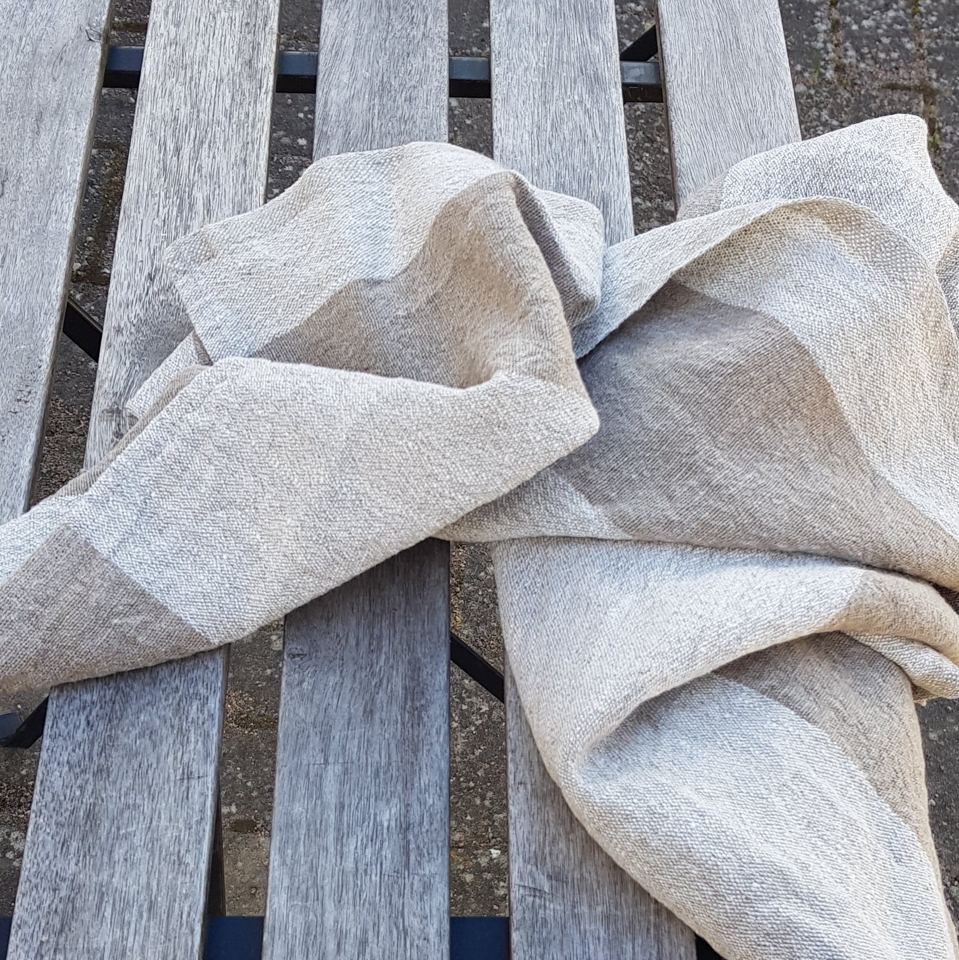 Lavduk, sitthandduk för bastubad, handduk, löpare i 100 % lin - 5