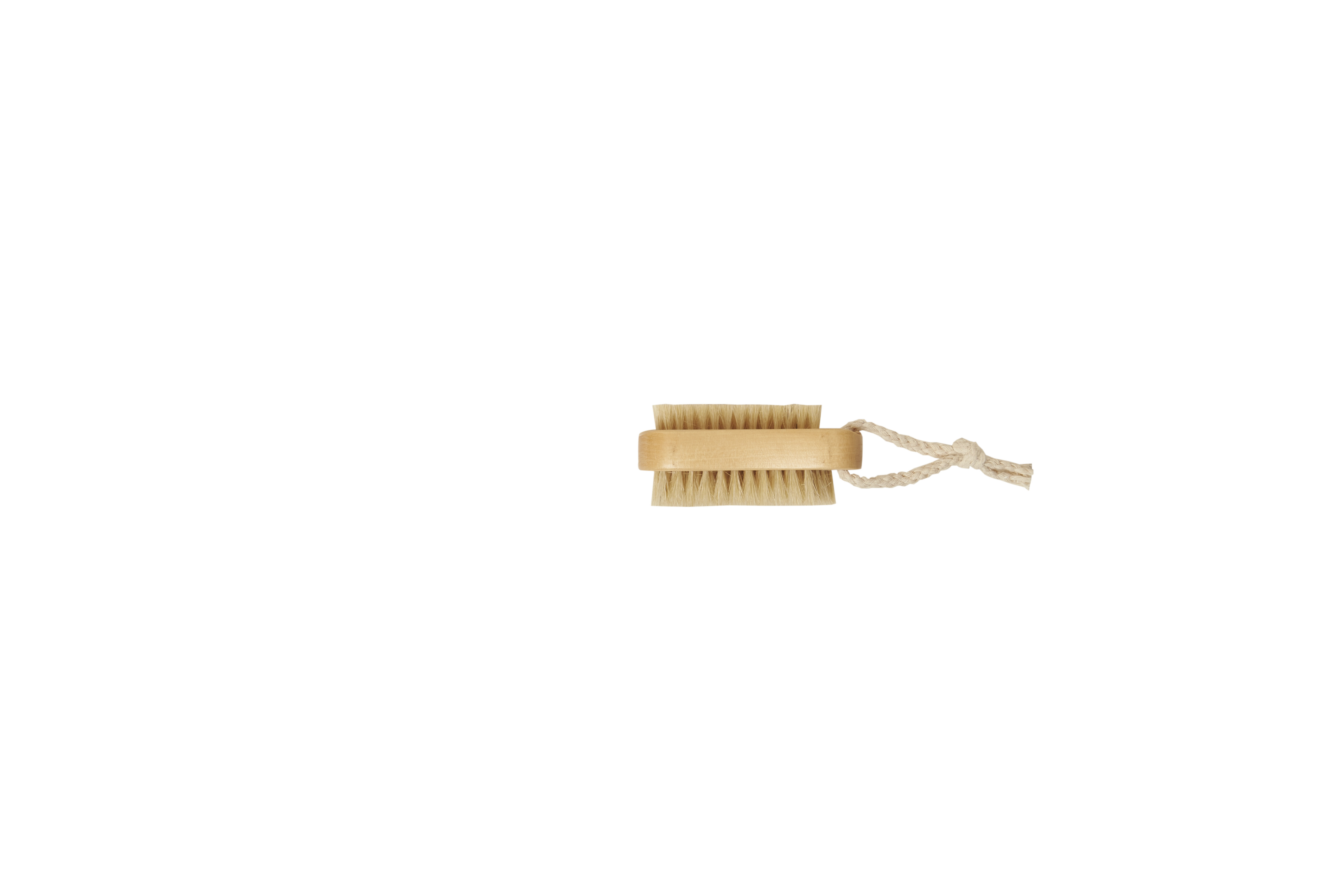 Nagelborste ljust trä, svinhår, 9 * 4 cm  - 2