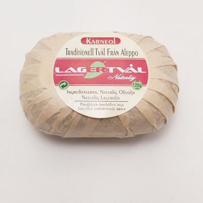 Aleppotvål oval, svart kummin, ca 125g