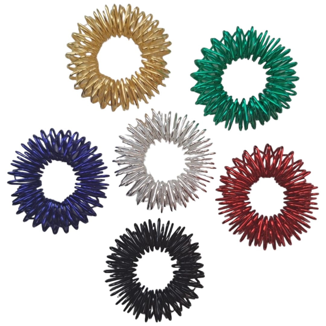 Fingermassagering, Akupressurring, Massagering, Fingerrullare, 7 , 20 eller 100 stycken? - 2