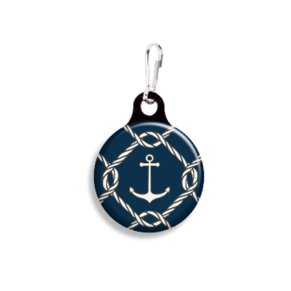 Smycke till halsbandet - Anchor on Navy