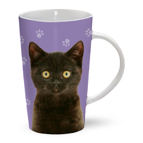 LATTE MUG - BLACK CAT