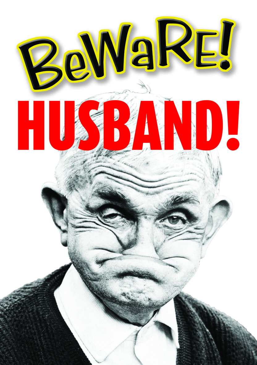 Skyltar Beware Husband