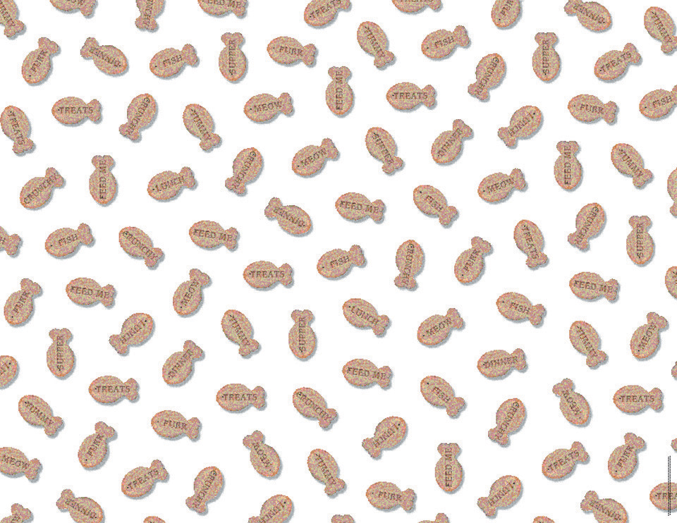 GIANT PET PLACEMAT - LITTLE FISHES