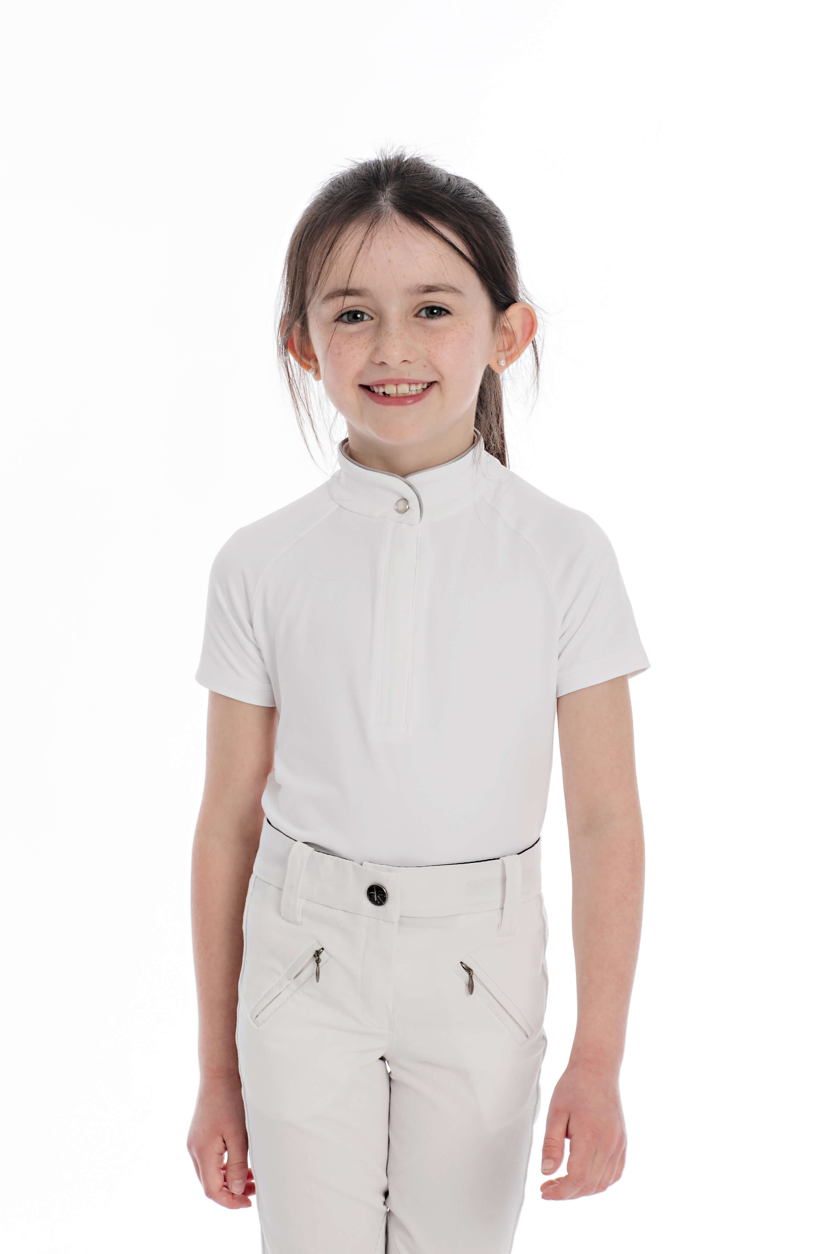 Horseware Kids Tävlingsskjorta vit