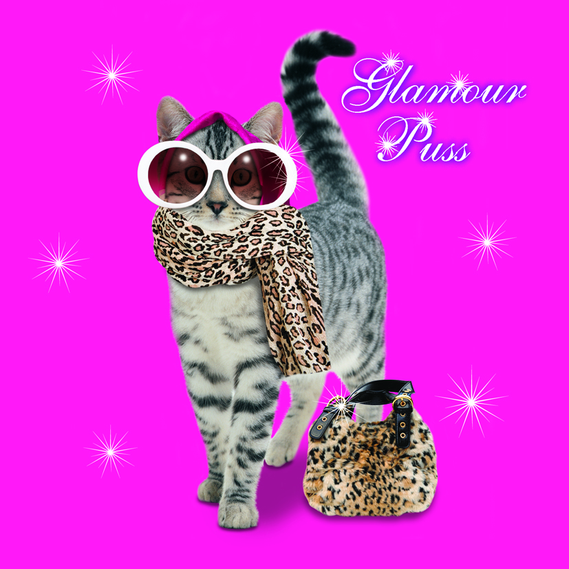 Kort Glamour Puss