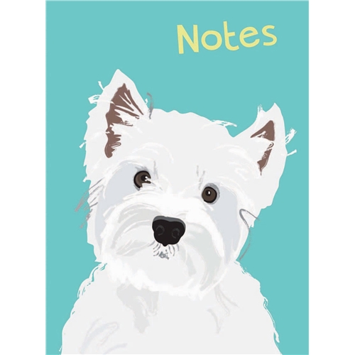 CHUNKY NOTEBOOK - WAGGY TAILS - WESTIE