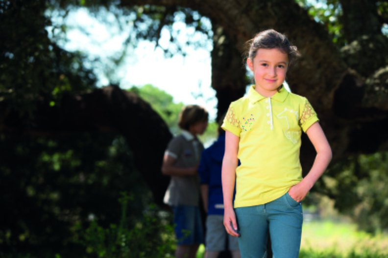 Horseware Kids pique acacia yellow 3-4 år