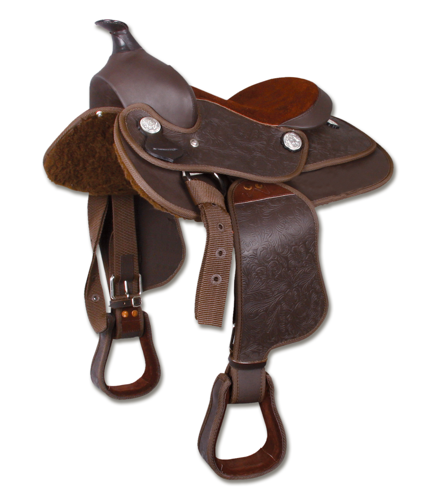 Westernsadel Brun 12"