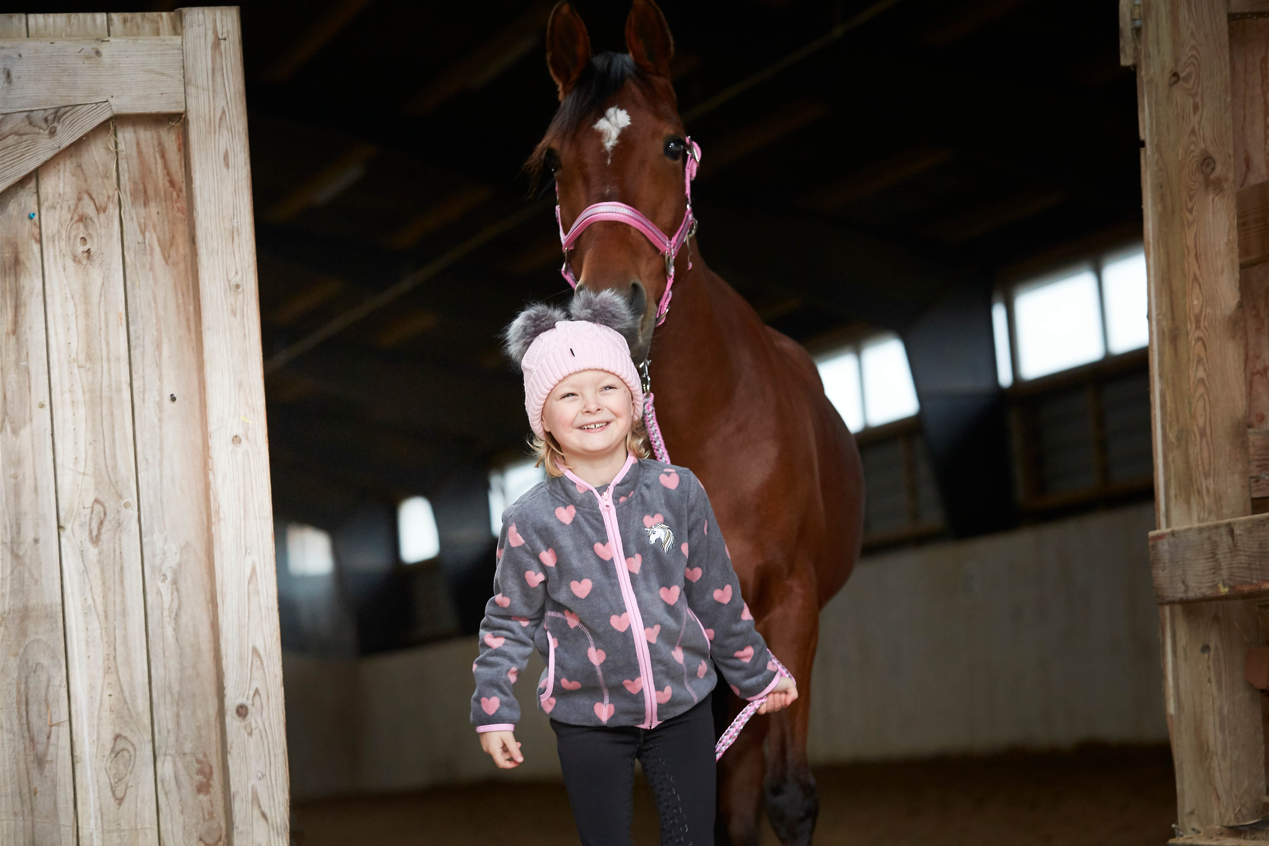 Fleecejacka Equipage Hannah hjärtan - 3