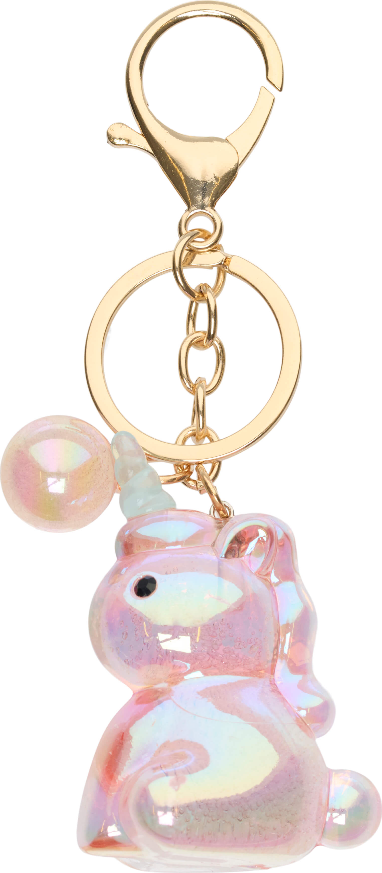 Nyckelring glitter champagne