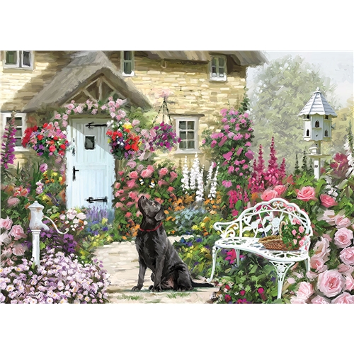 JIGSAW RECTANGULAR - COTTAGE GARDEN