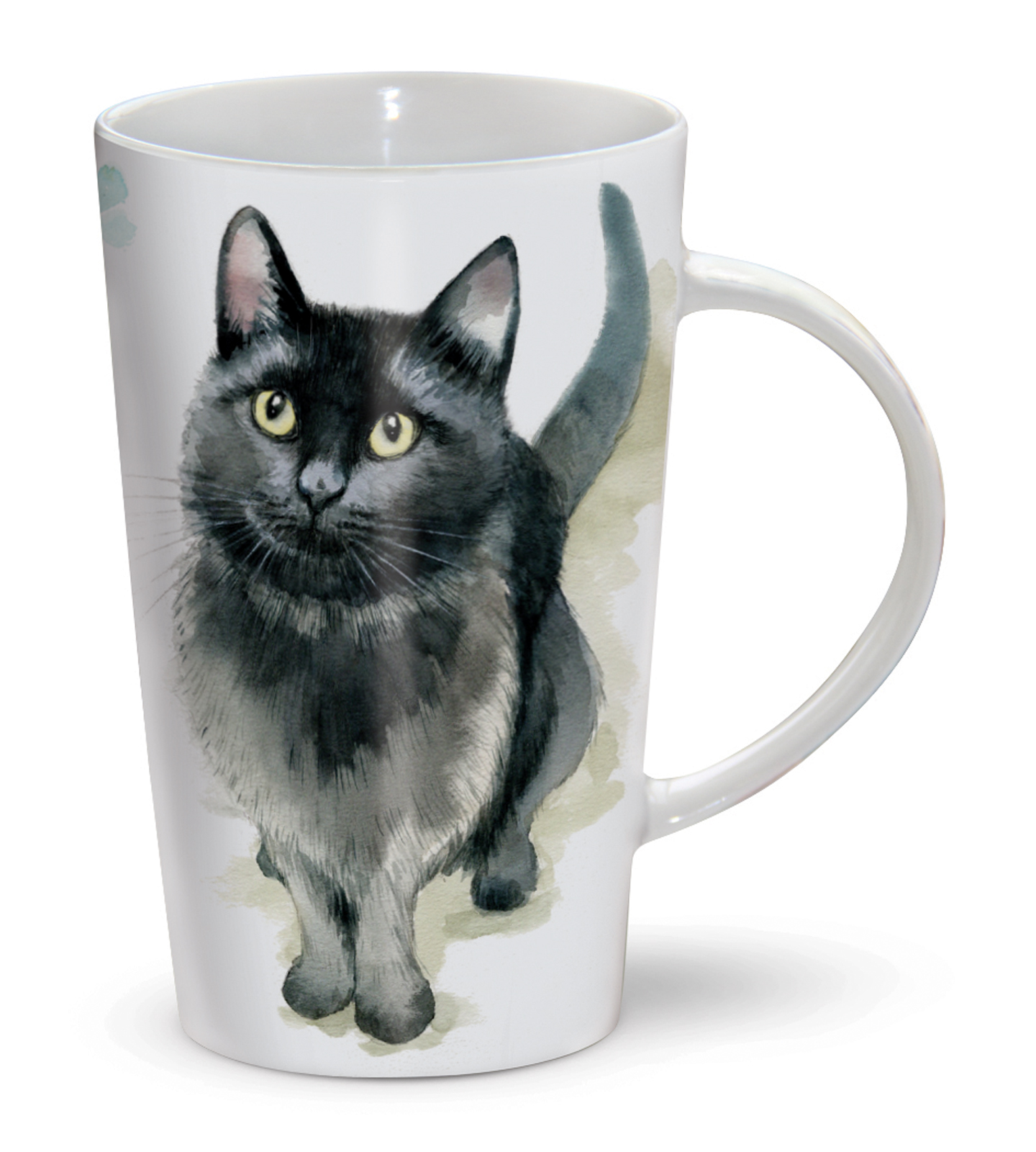 LATTE MUG - BLACK CAT